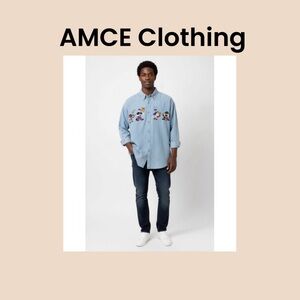 Vintage 1993 Men’s/Women’s ACME Clothing Denim Button Shirt Size XL